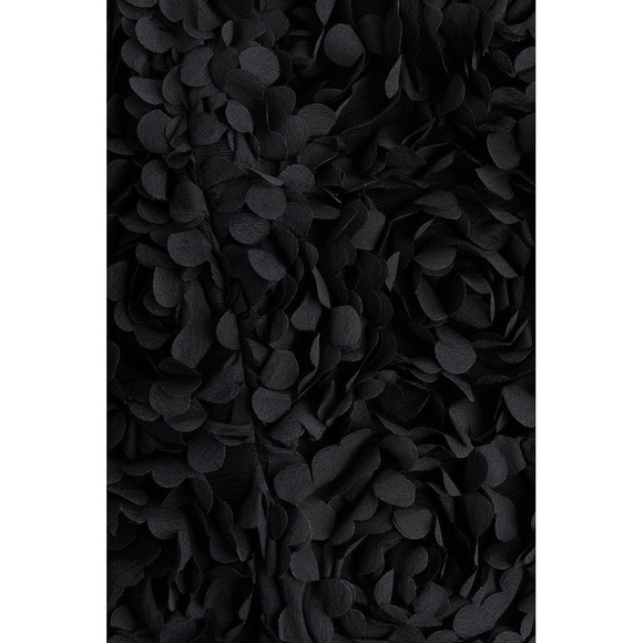 NWT H&M APPLIQUÉD BANDEAU CROP TOP in BLACK | US S - Picture 6 of 6